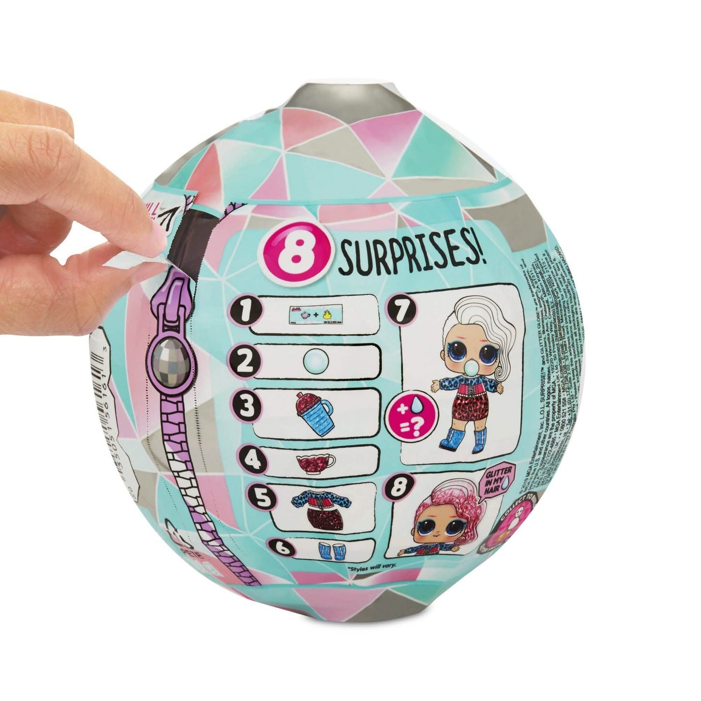 L.O.L. Surprise! Glitter Globe Puppe Winter Disco Serie
