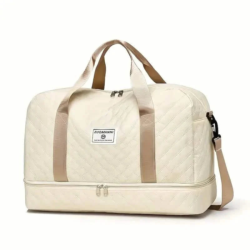 Luxuriöse Reisetasche mit großem Fassungsvermögen – vielseitige Umhänge- und Schultertasche mit zwei Seitentaschen