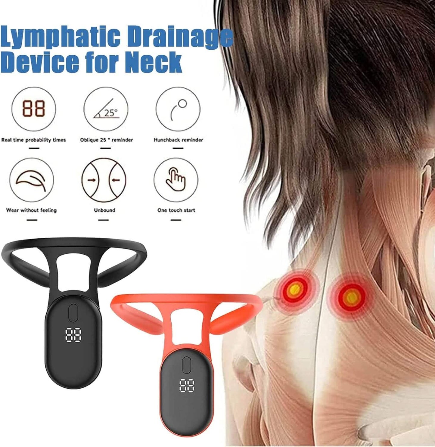 Lymphdrainagegerät für den Nacken