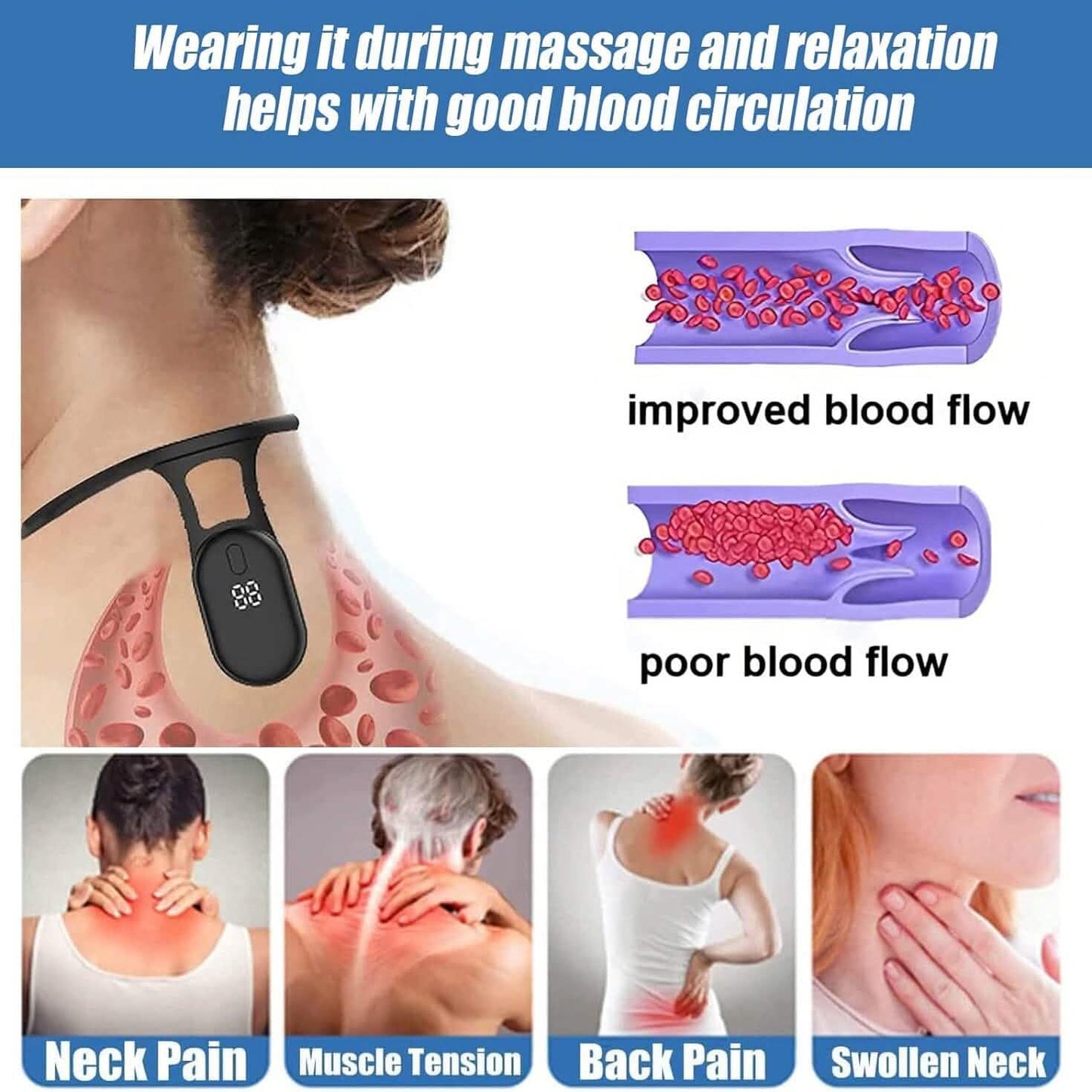 Lymphdrainagegerät für den Nacken