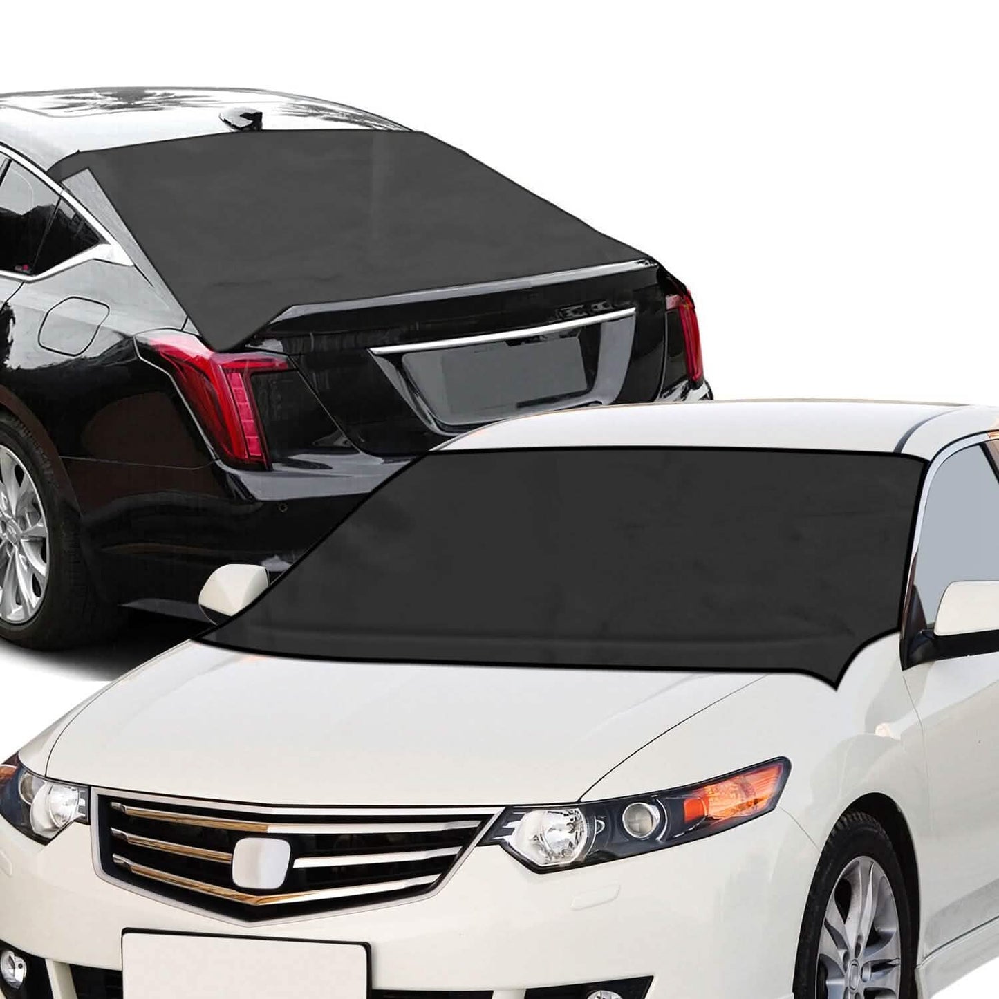 Magnetische Auto-Windschutzscheibenabdeckung, Front- und Heckschutz, passend für alle Autos
