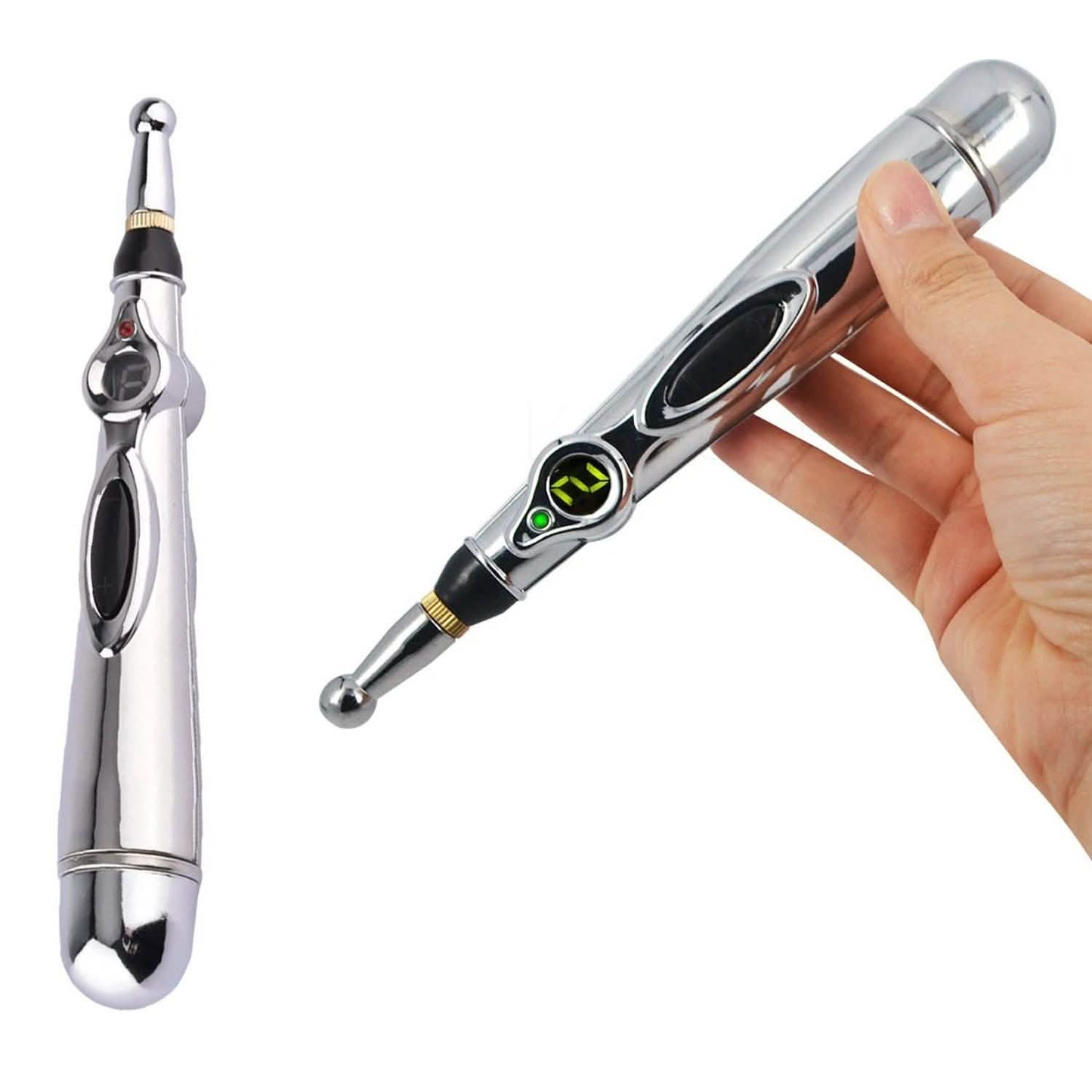 Magnetische Elektrische Akupunktur-Meridian-Lasertherapie-Massage-Stift