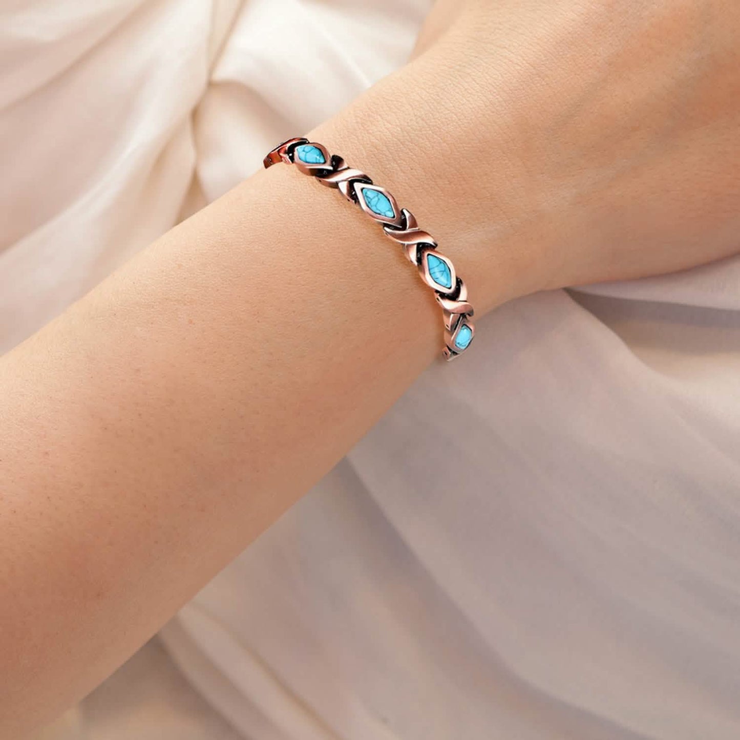 Magnetfeldtherapie Schmerzlinderndes Kupferarmband Unisex