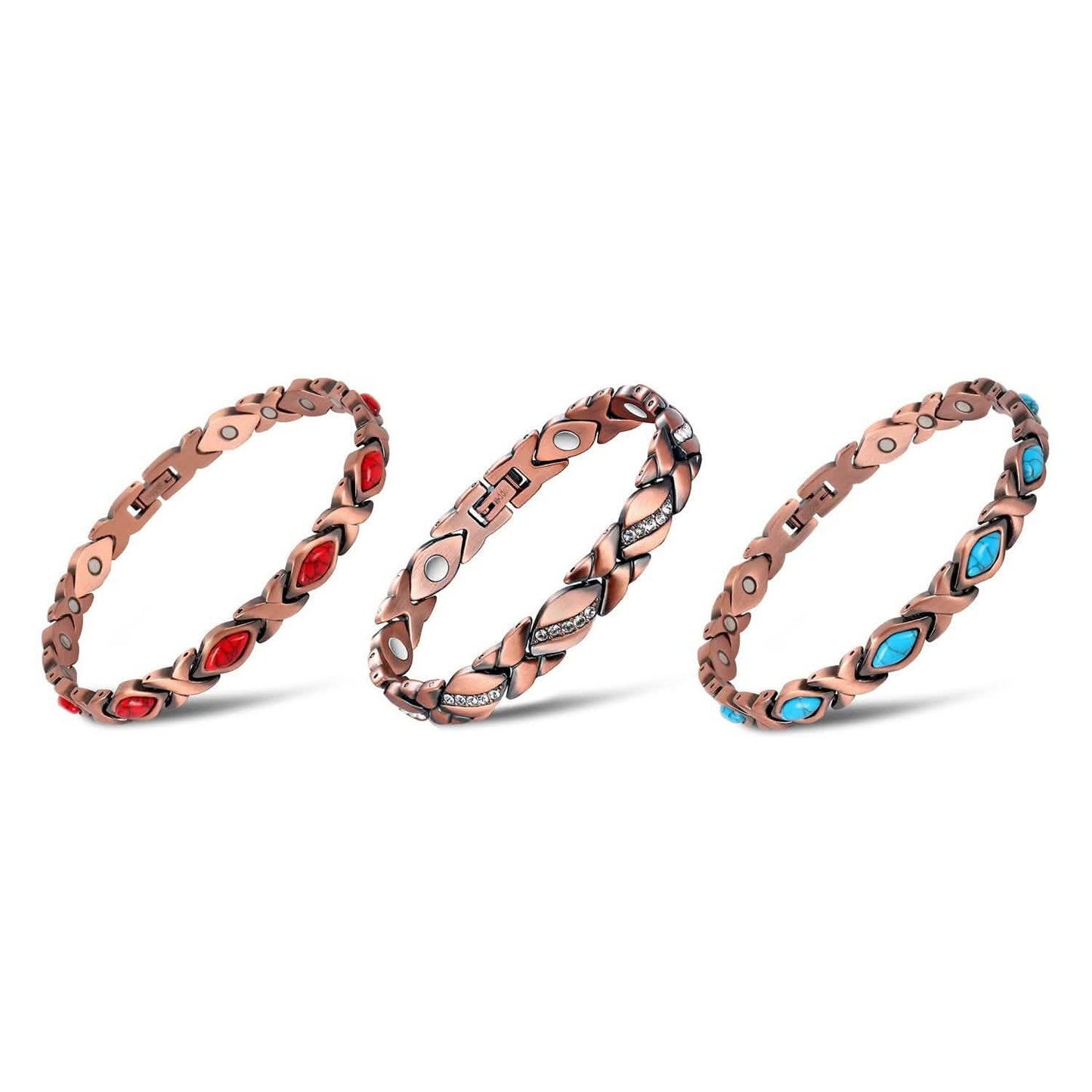 Magnetfeldtherapie Schmerzlinderndes Kupferarmband Unisex