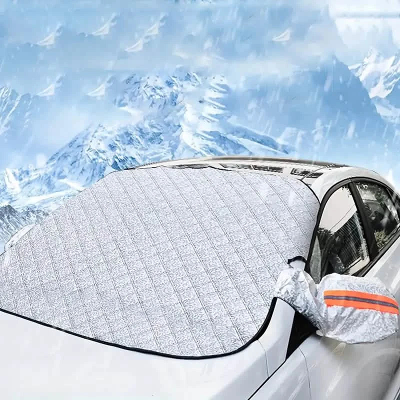 Magnetische Windschutzscheiben-Sonnenblende, verdickt, Sonnenschutz, UV-Schutz, Wärmedämmung, Schneeschutzabdeckung