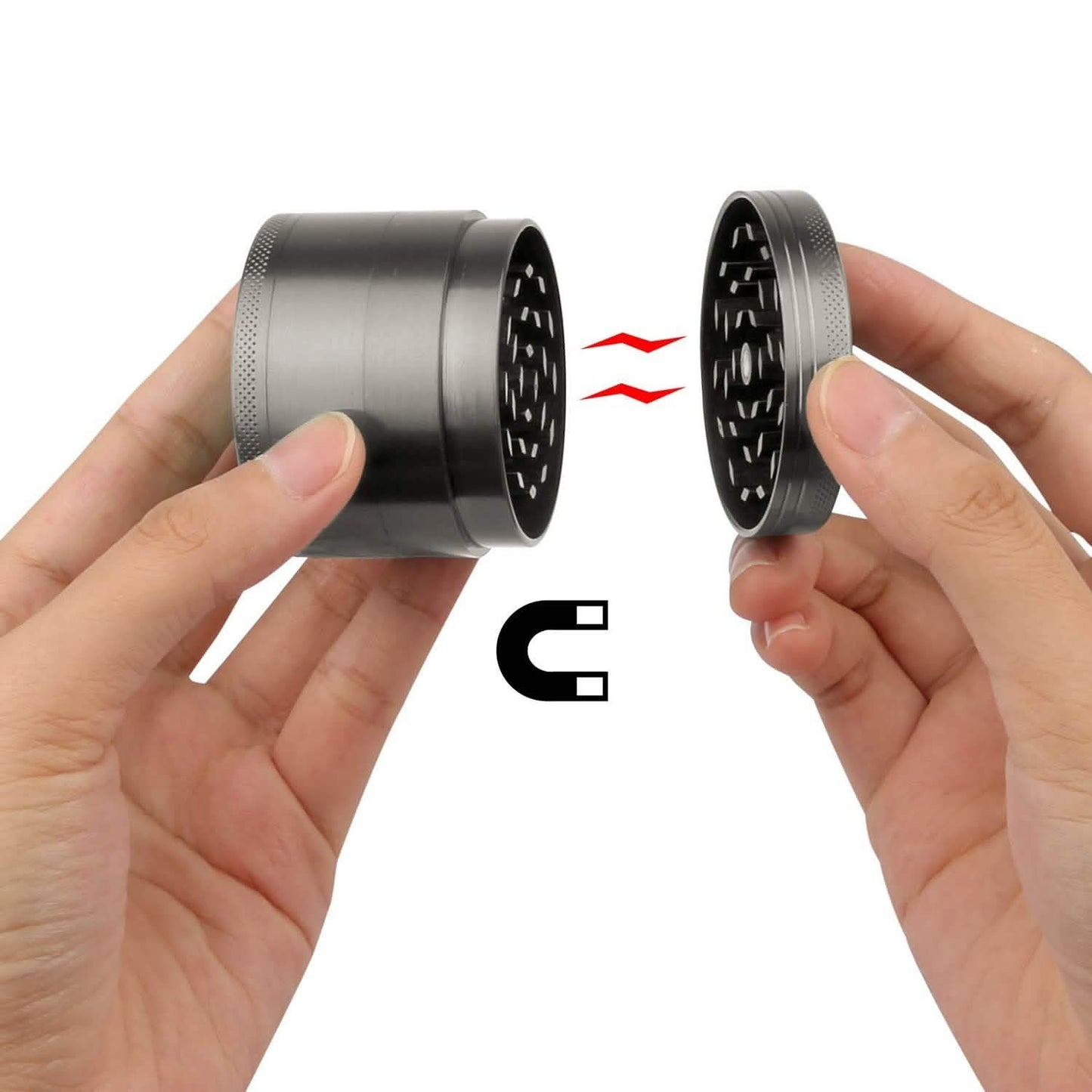 Magnetische Kräuter Gewürz Tabak Reibe
