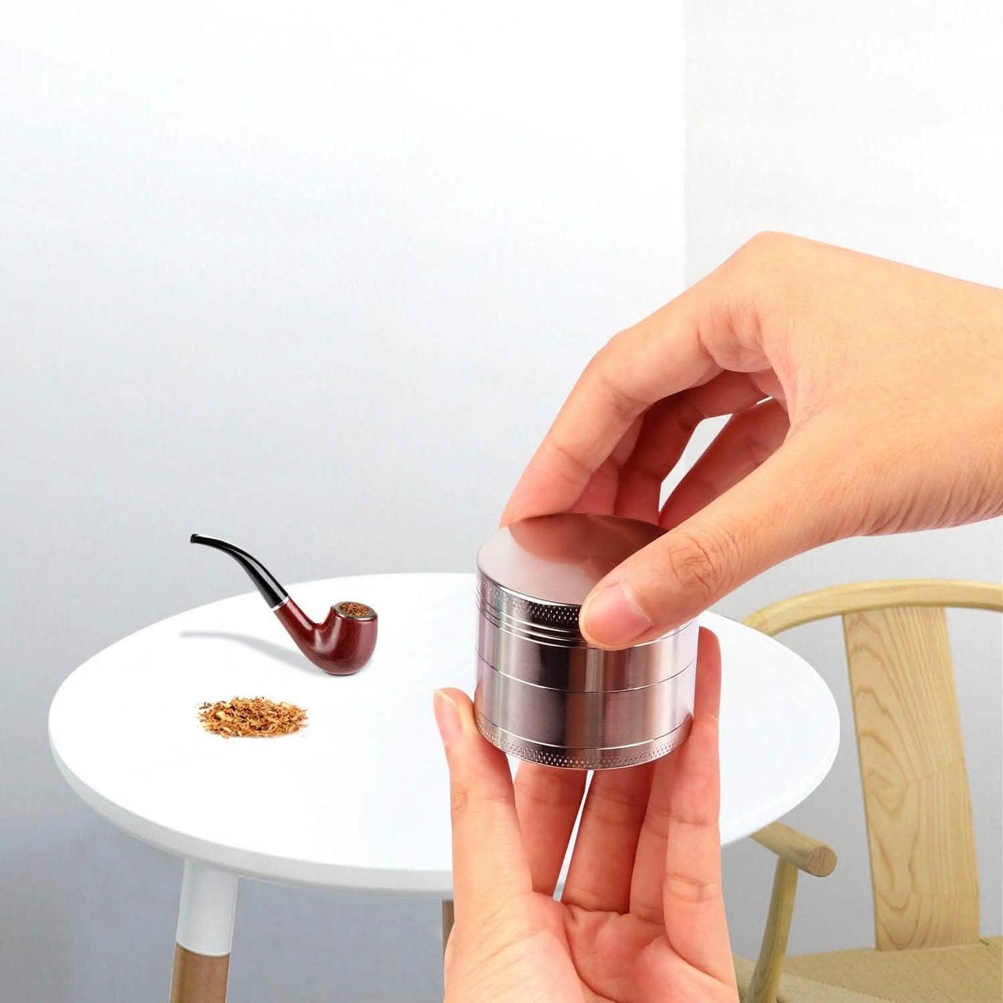 Magnetische Kräuter Gewürz Tabak Reibe