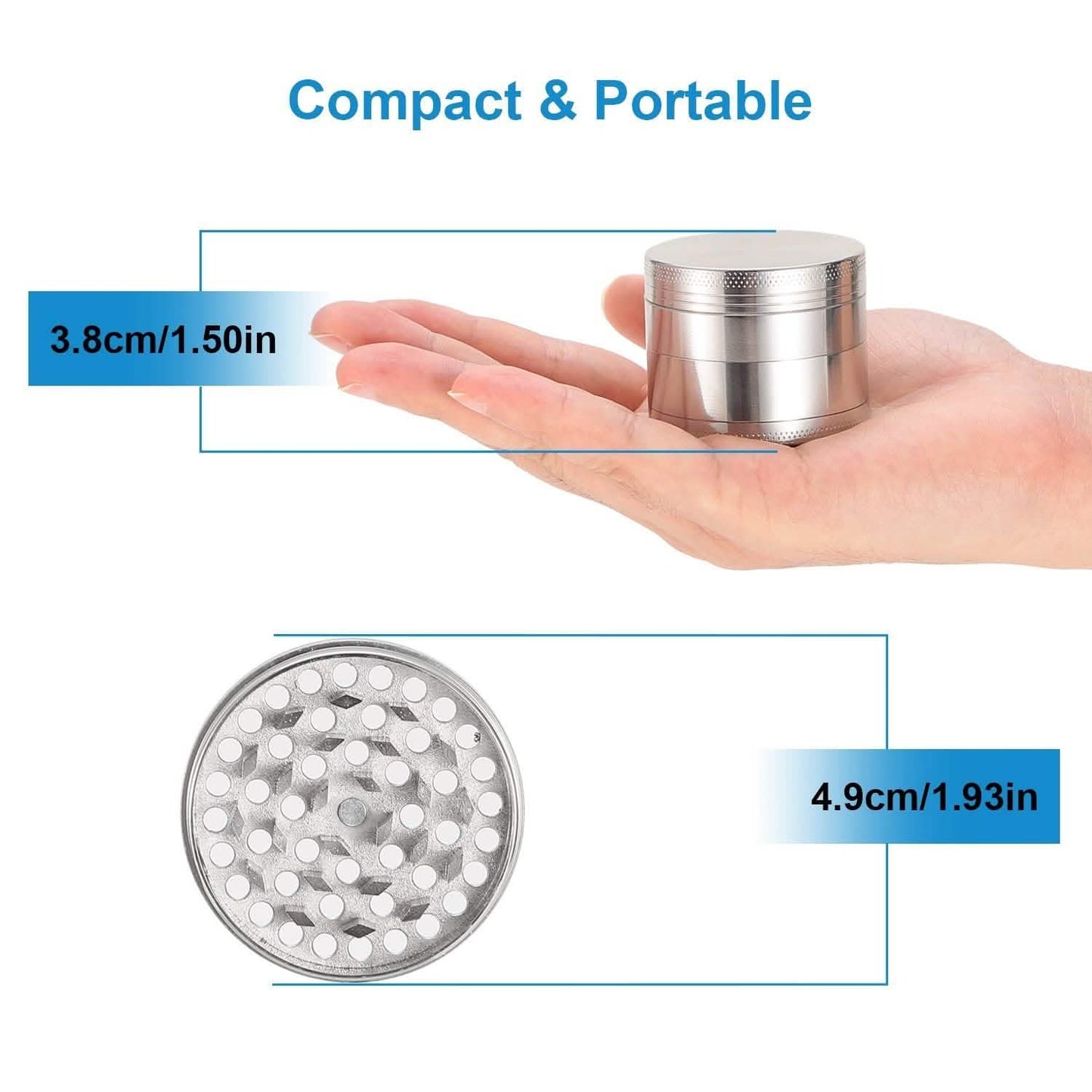 Magnetische Kräuter Gewürz Tabak Reibe