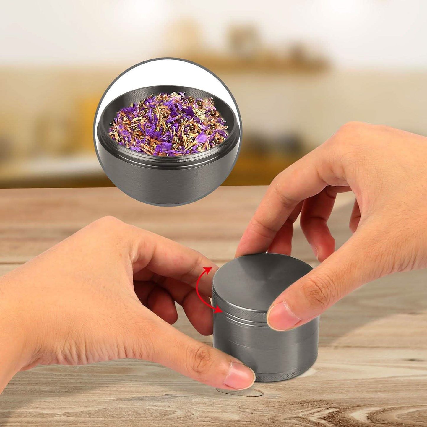 Magnetische Kräuter Gewürz Tabak Reibe