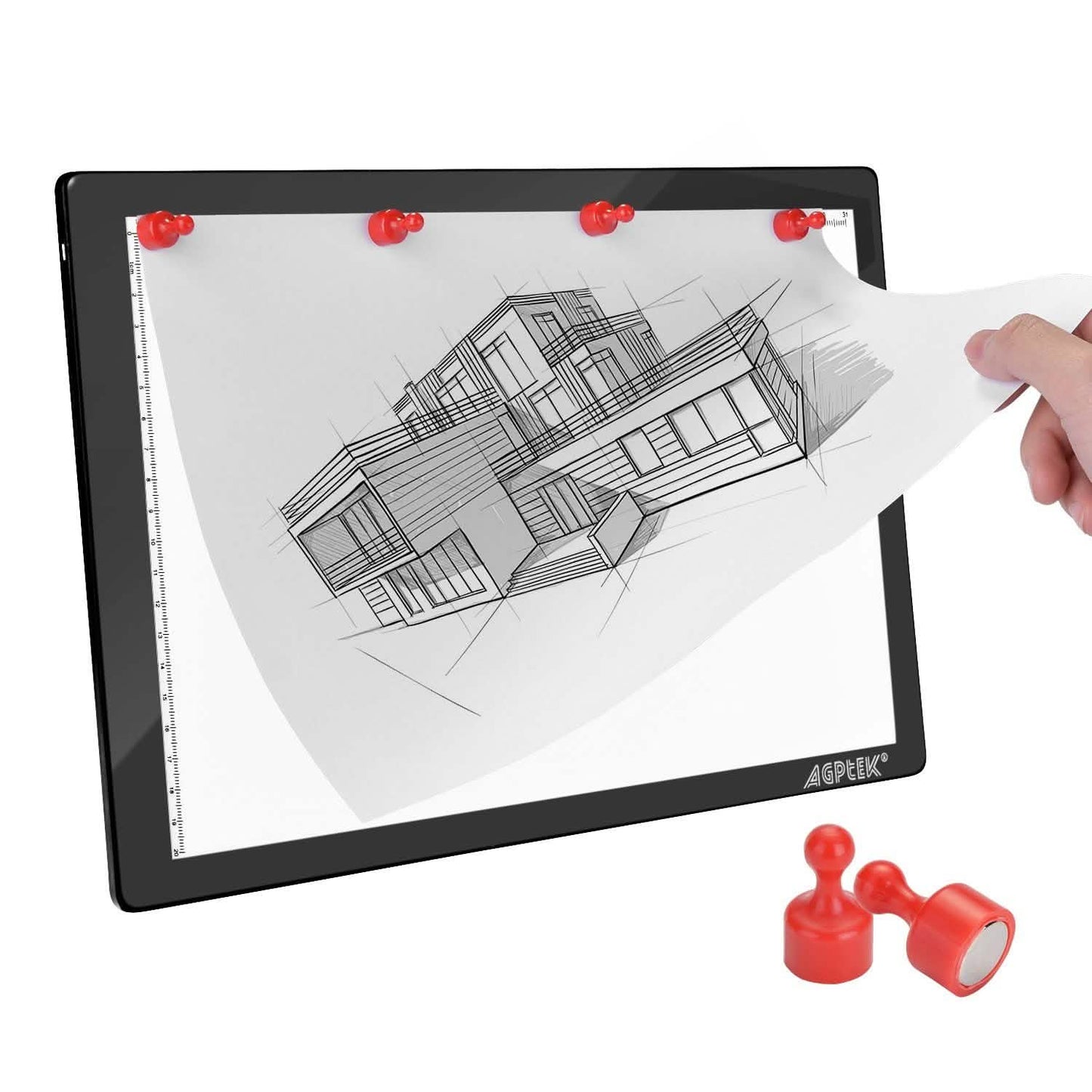 Magnetische LED-Leuchtplatte A4 Lightbox für Kunstarbeiten