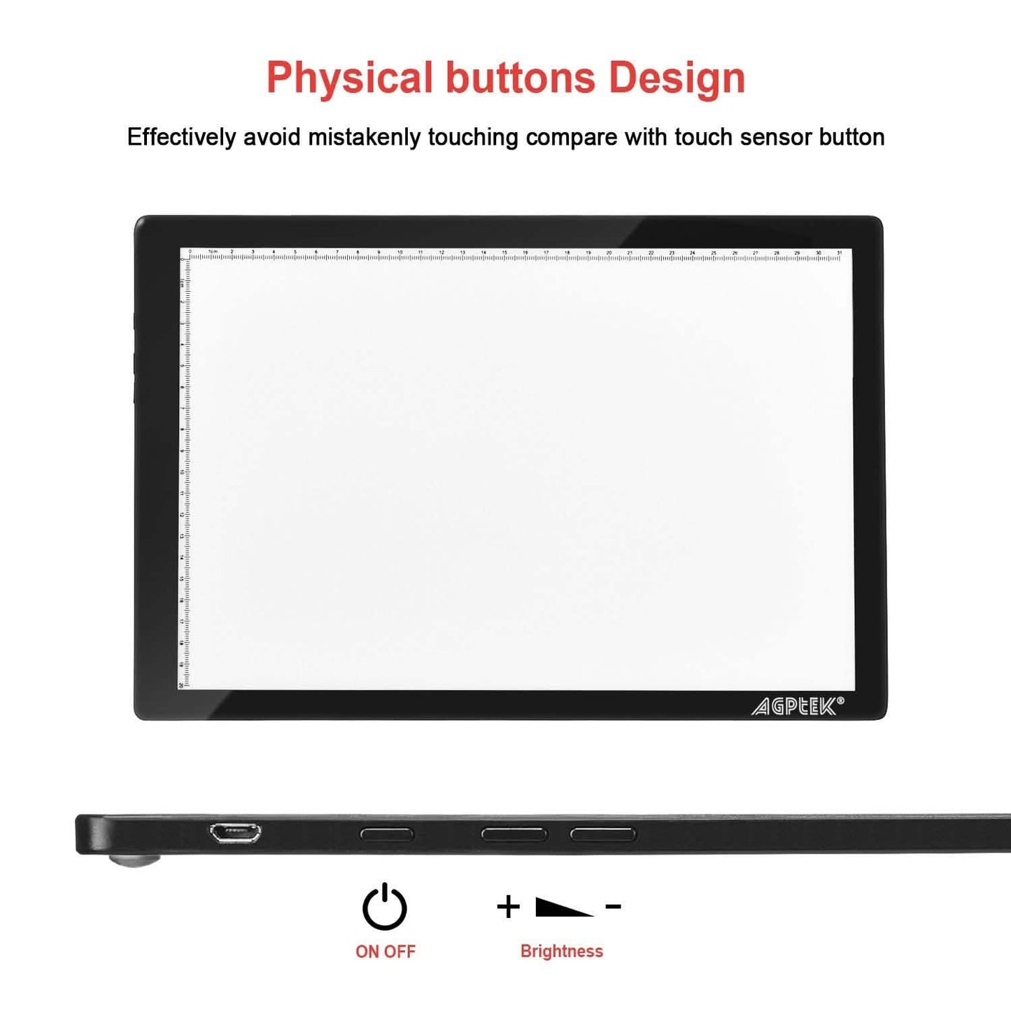 Magnetische LED-Leuchtplatte A4 Lightbox für Kunstarbeiten