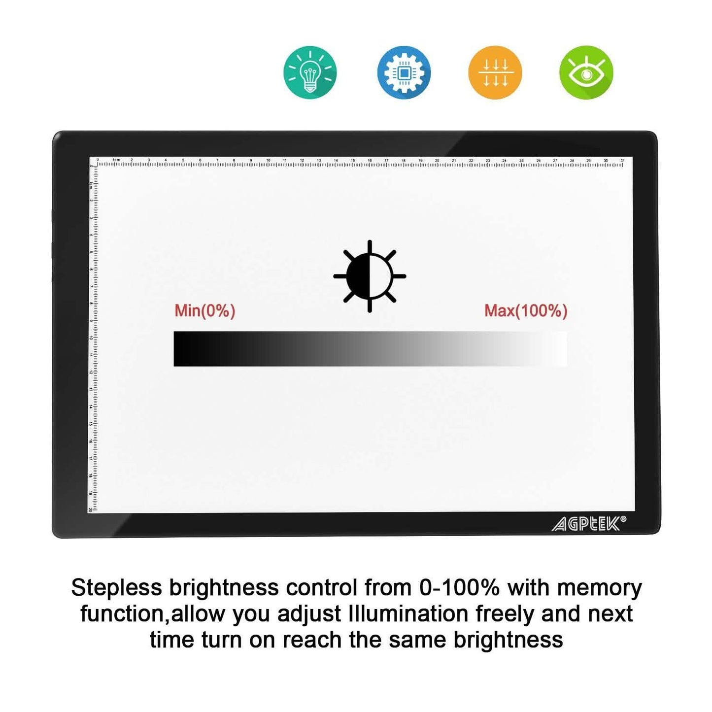 Magnetische LED-Leuchtplatte A4 Lightbox für Kunstarbeiten