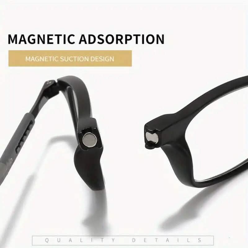 Magnetische rechteckige Lesebrille