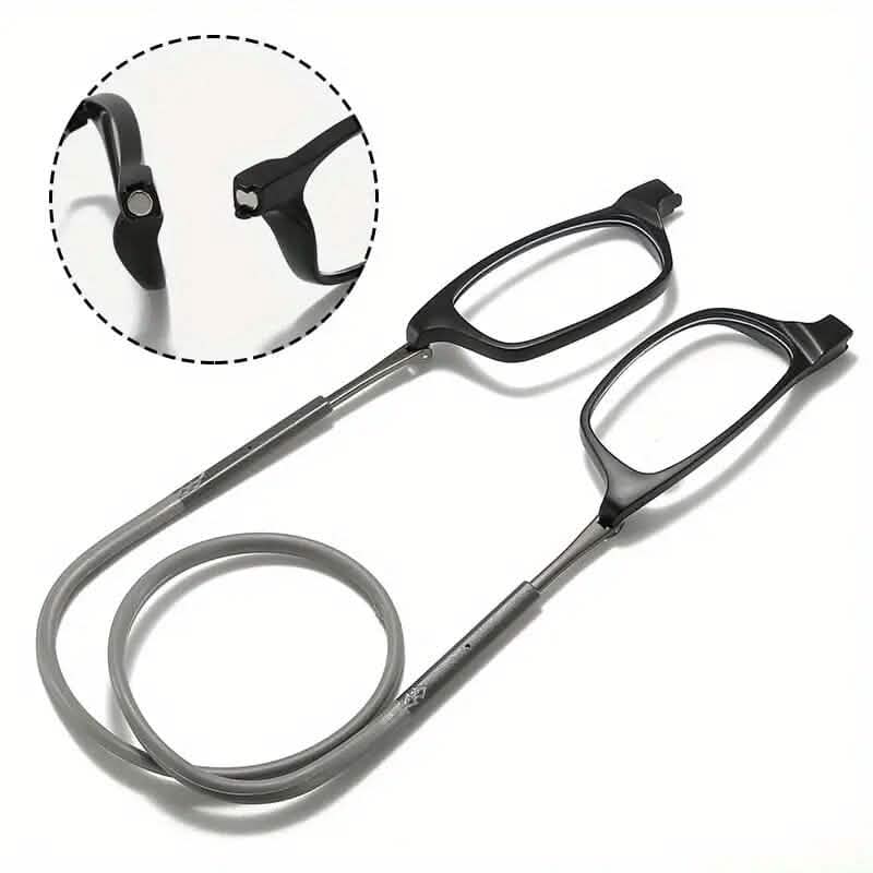 Magnetische rechteckige Lesebrille