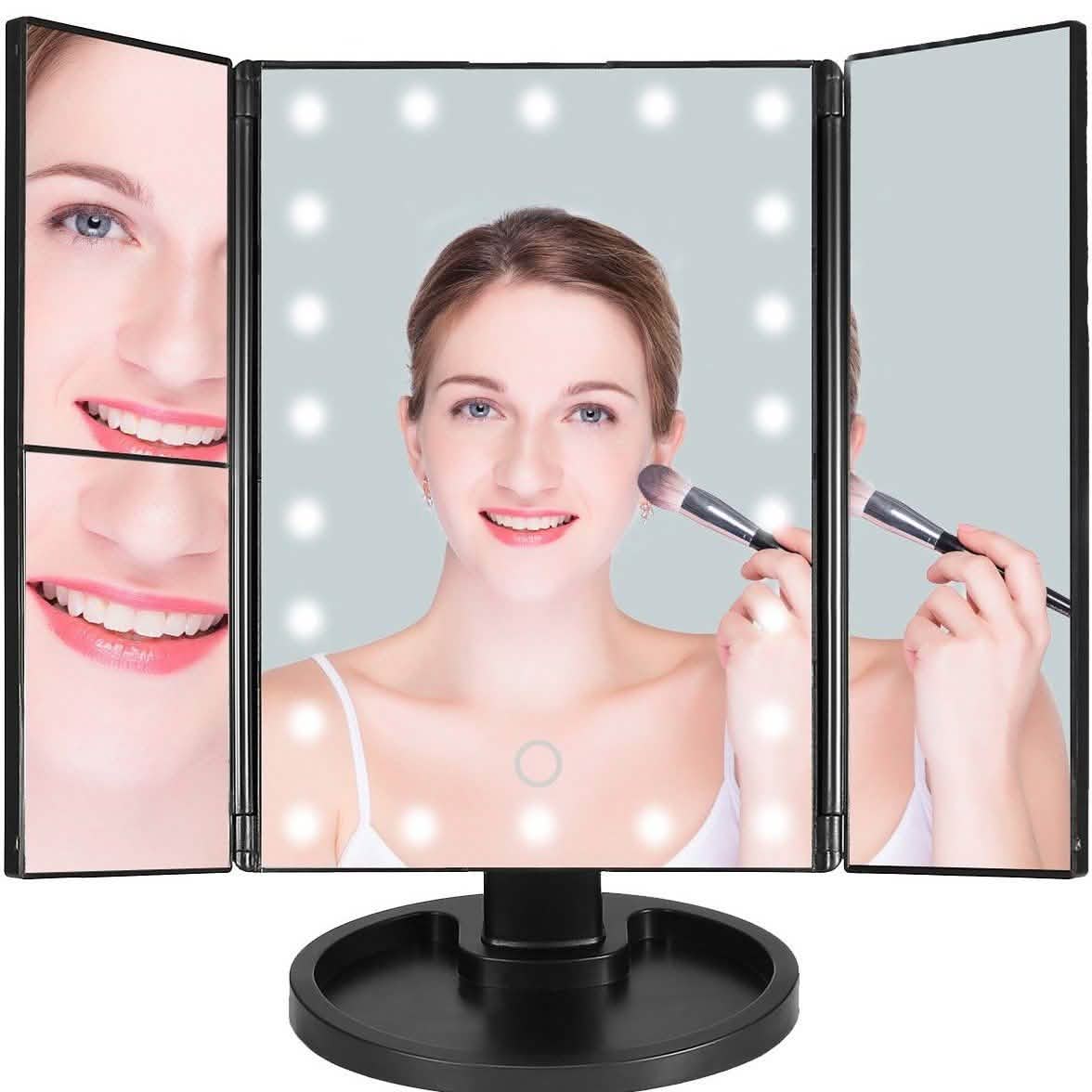 Kosmetikspiegel mit 22 LED-Leuchten