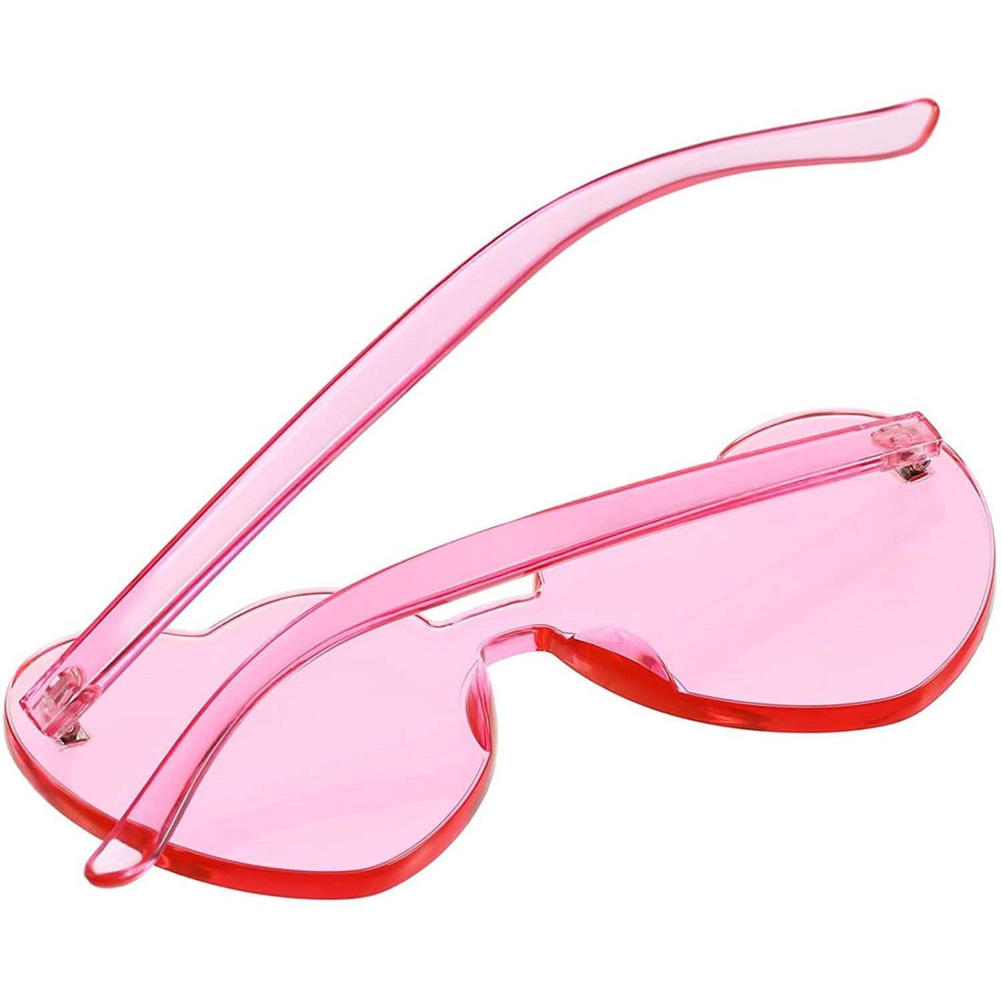 Maxdot Herzförmige Sonnenbrille Party-Sonnenbrille