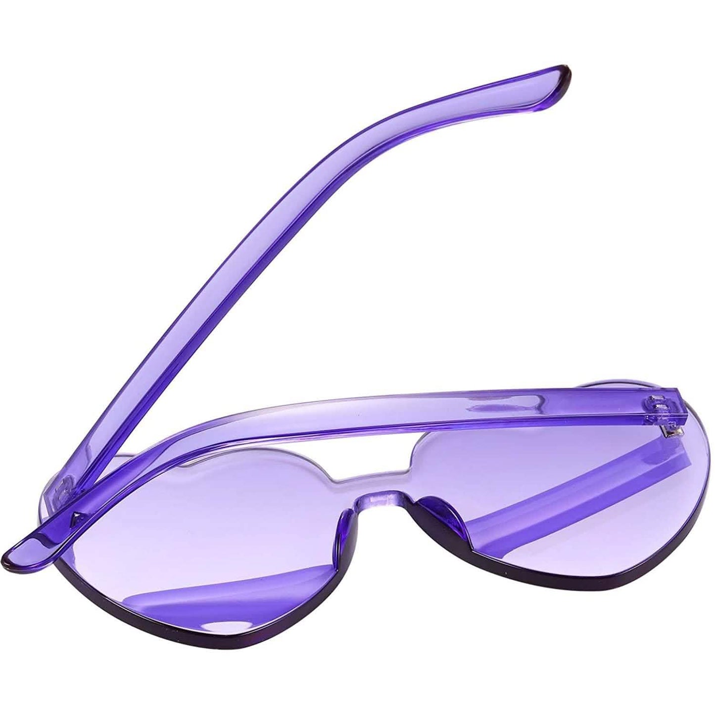 Maxdot Herzförmige Sonnenbrille Party-Sonnenbrille