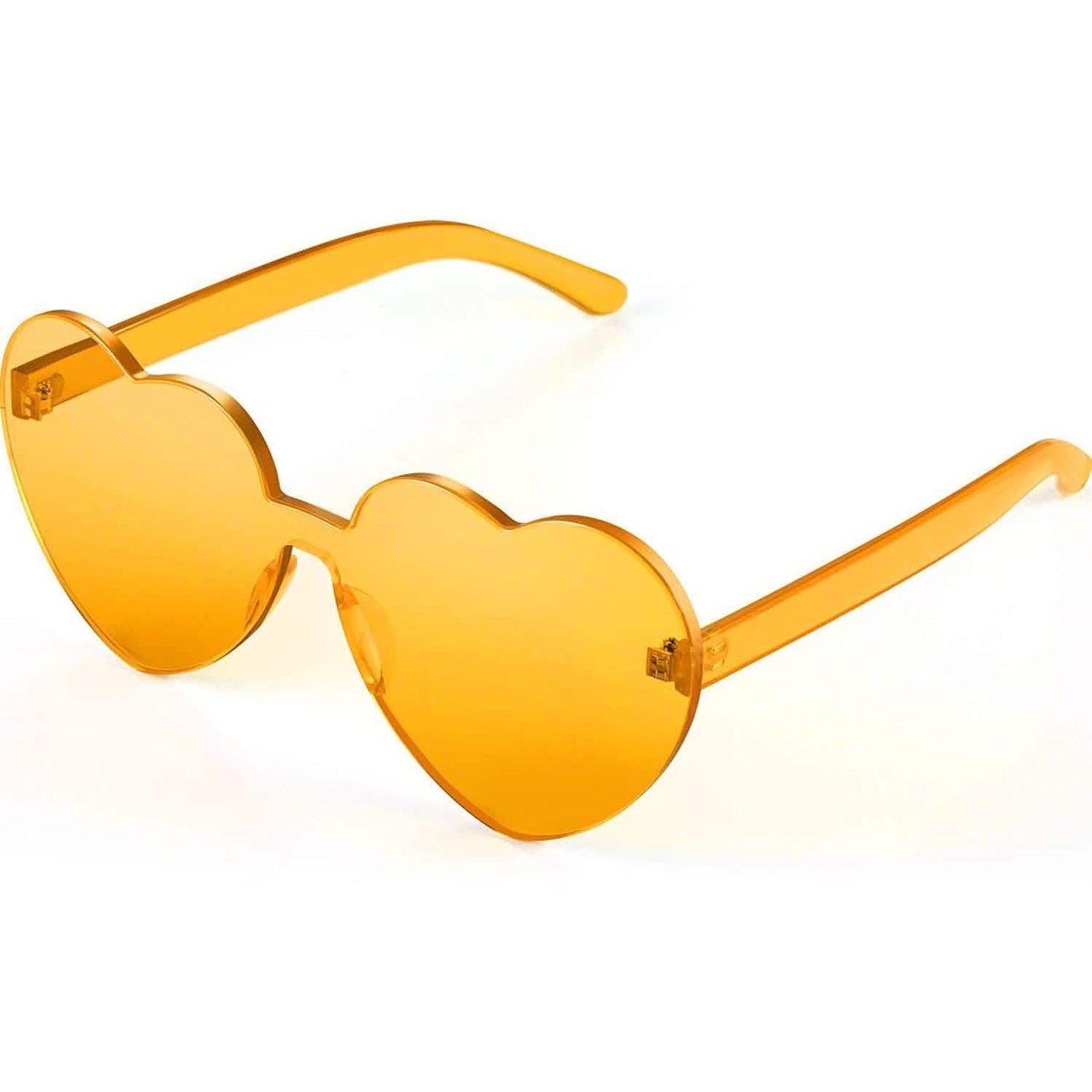 Maxdot Herzförmige Sonnenbrille Party-Sonnenbrille