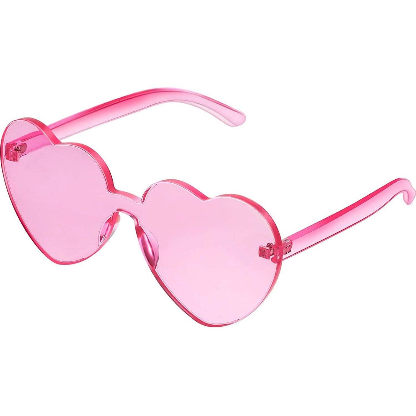 Maxdot Herzförmige Sonnenbrille Party-Sonnenbrille