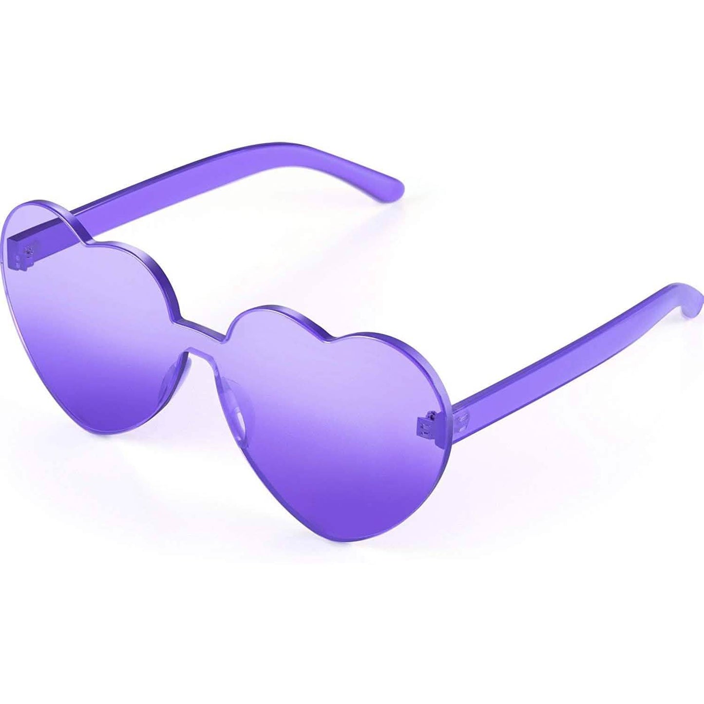 Maxdot Herzförmige Sonnenbrille Party-Sonnenbrille