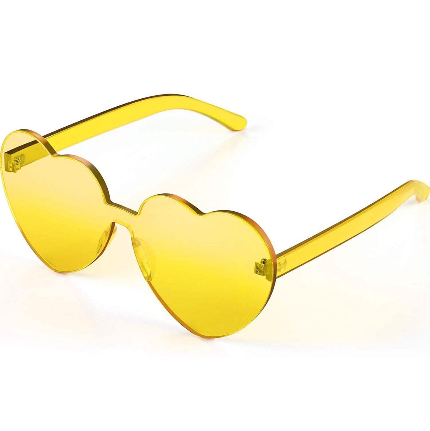 Maxdot Herzförmige Sonnenbrille Party-Sonnenbrille