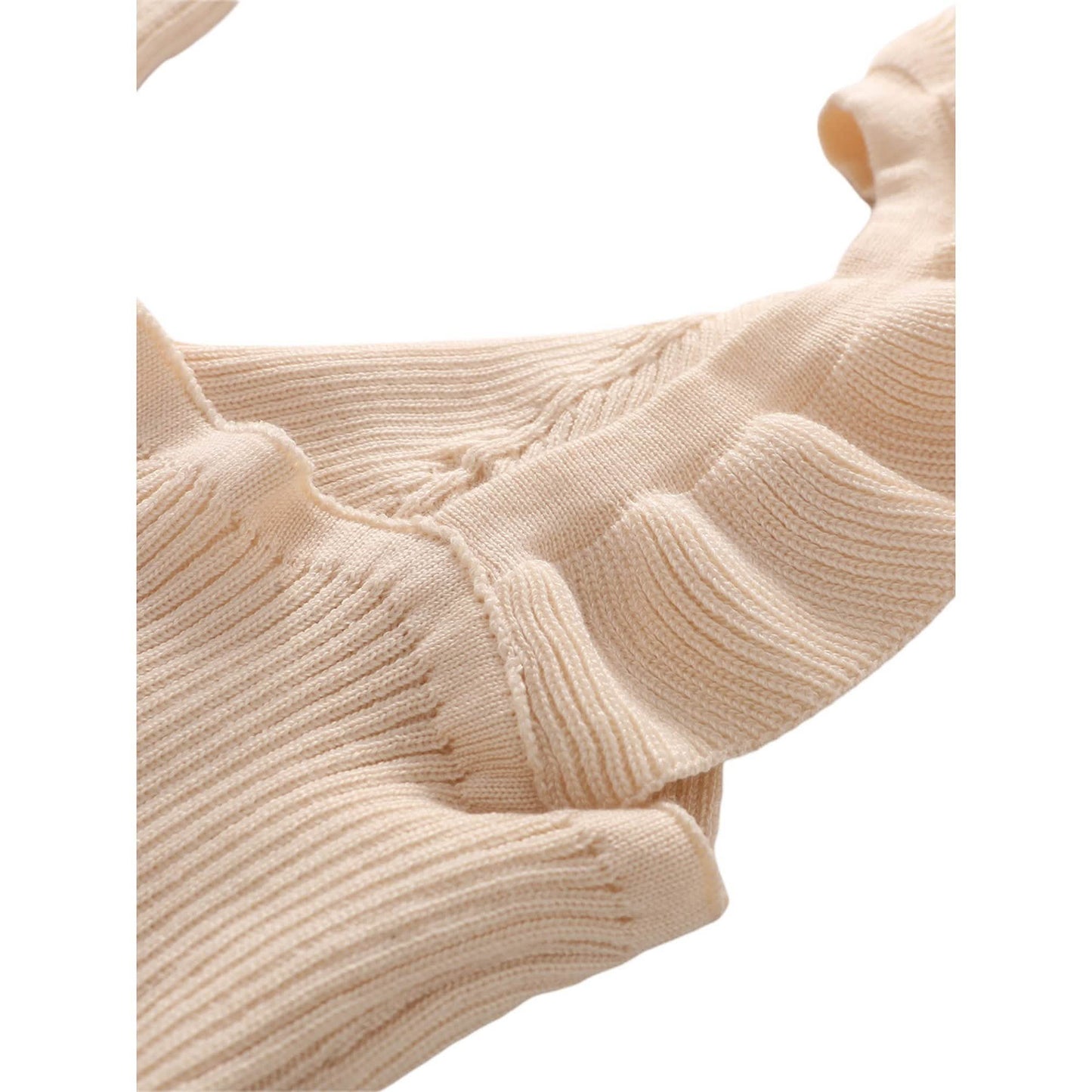 Meihuida Damen ärmellose V-Ausschnitt Crop Tops