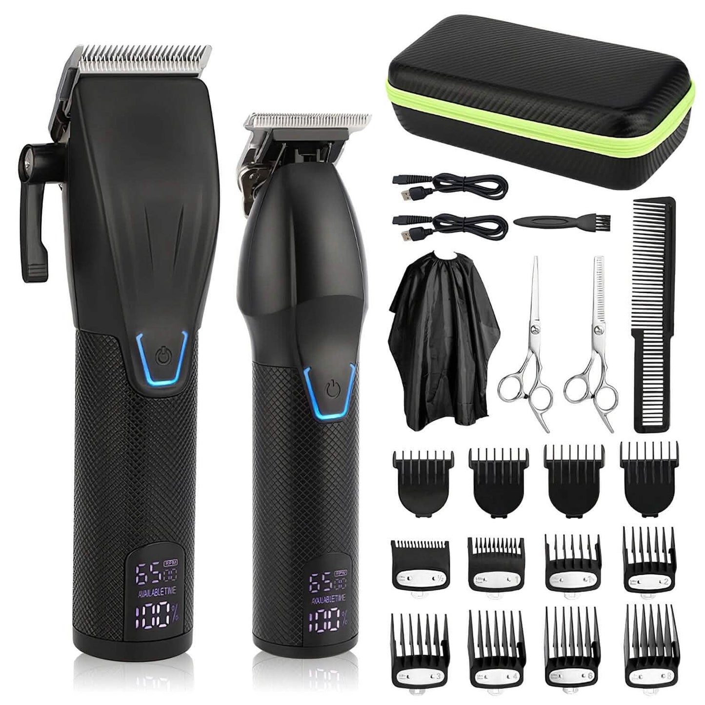 Herren Elektrischer Haarschneider T-Outliner Rasierer Trimmer Set