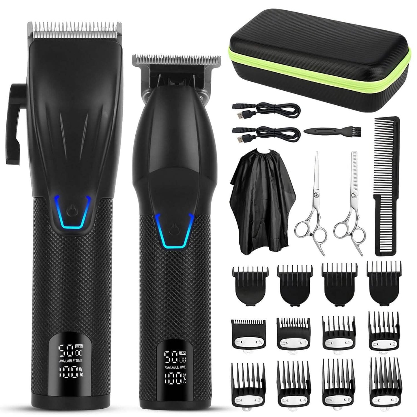 Herren Elektrischer Haarschneider T-Outliner Rasierer Trimmer Set