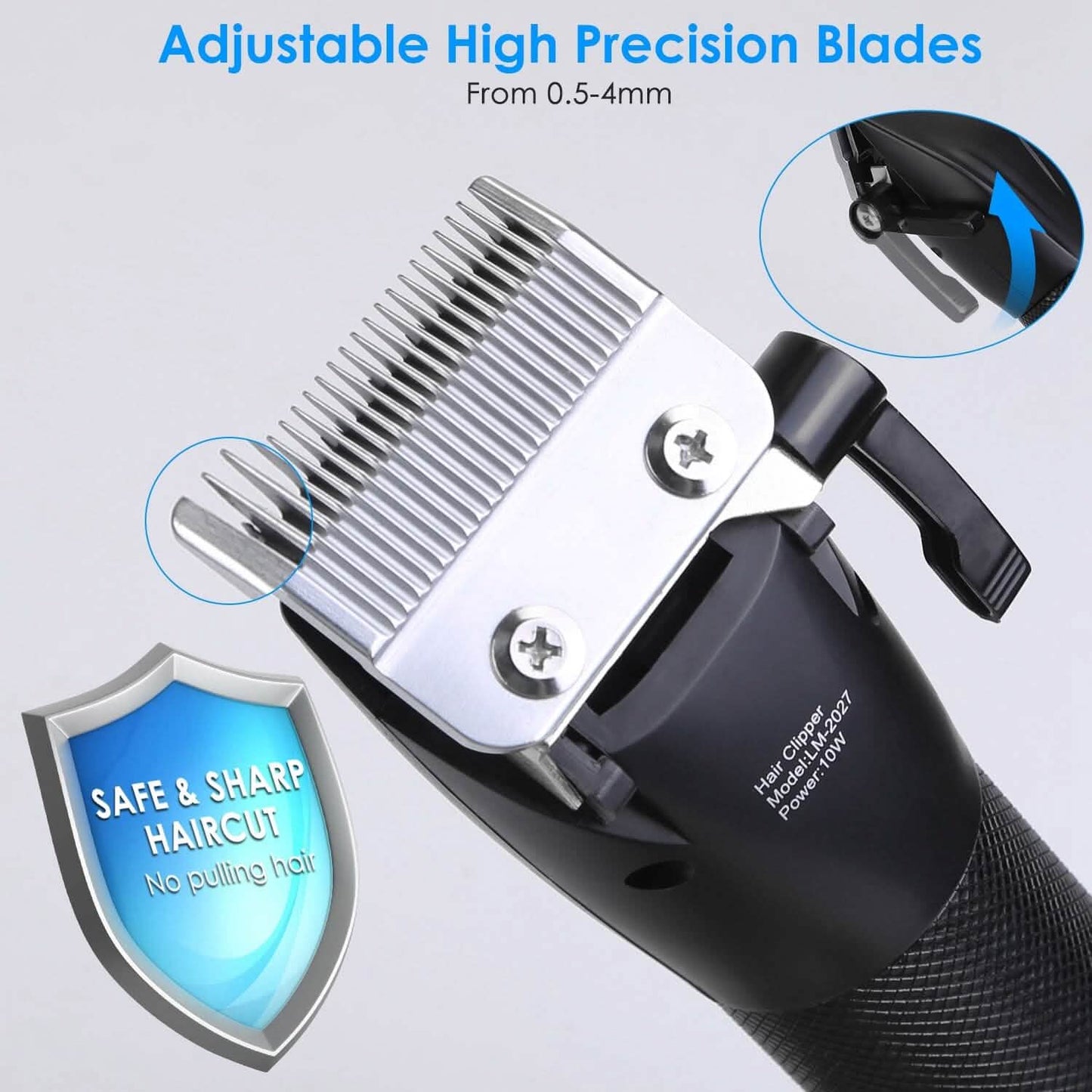 Herren Elektrischer Haarschneider T-Outliner Rasierer Trimmer Set