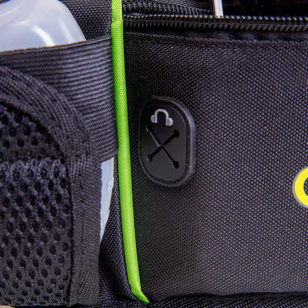 Herren oder Damen Trinkgürteltasche mit Wasserflaschen und Reißverschlussfach