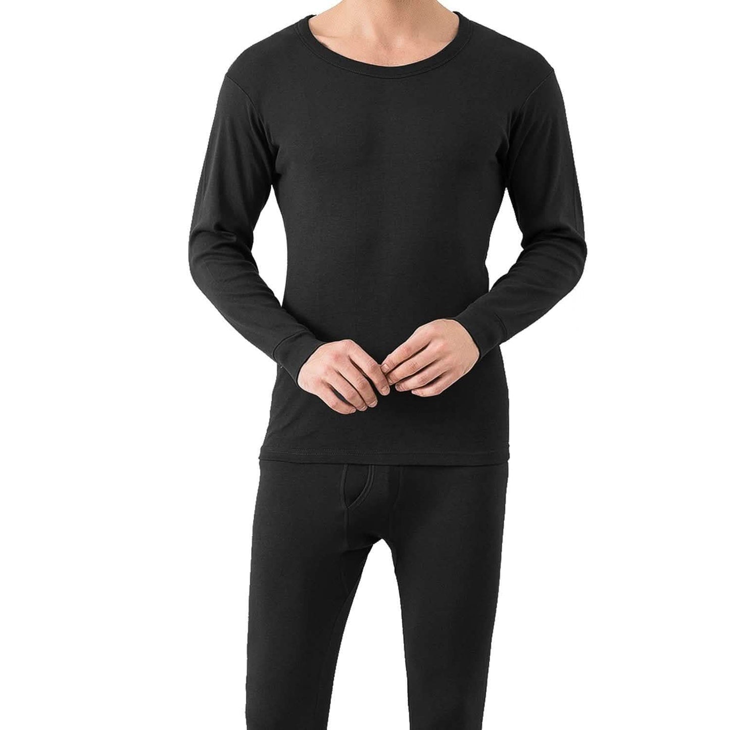 Herren Thermo-Unterwäsche-Set – lange Unterhose und Langarmshirt