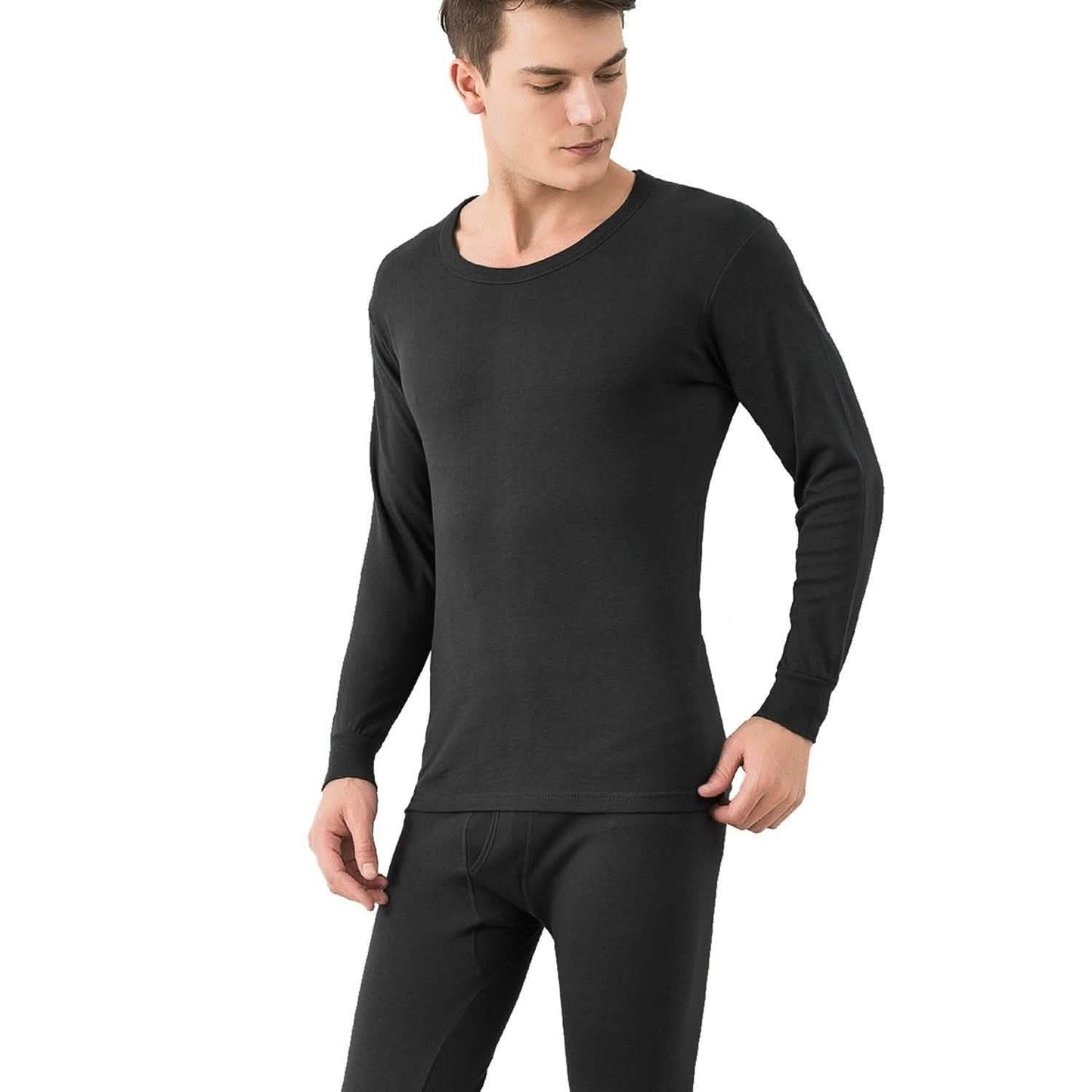 Herren Thermo-Unterwäsche-Set – lange Unterhose und Langarmshirt