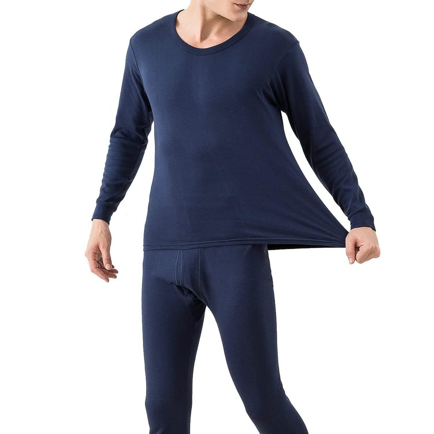 Herren Thermo-Unterwäsche-Set – lange Unterhose und Langarmshirt