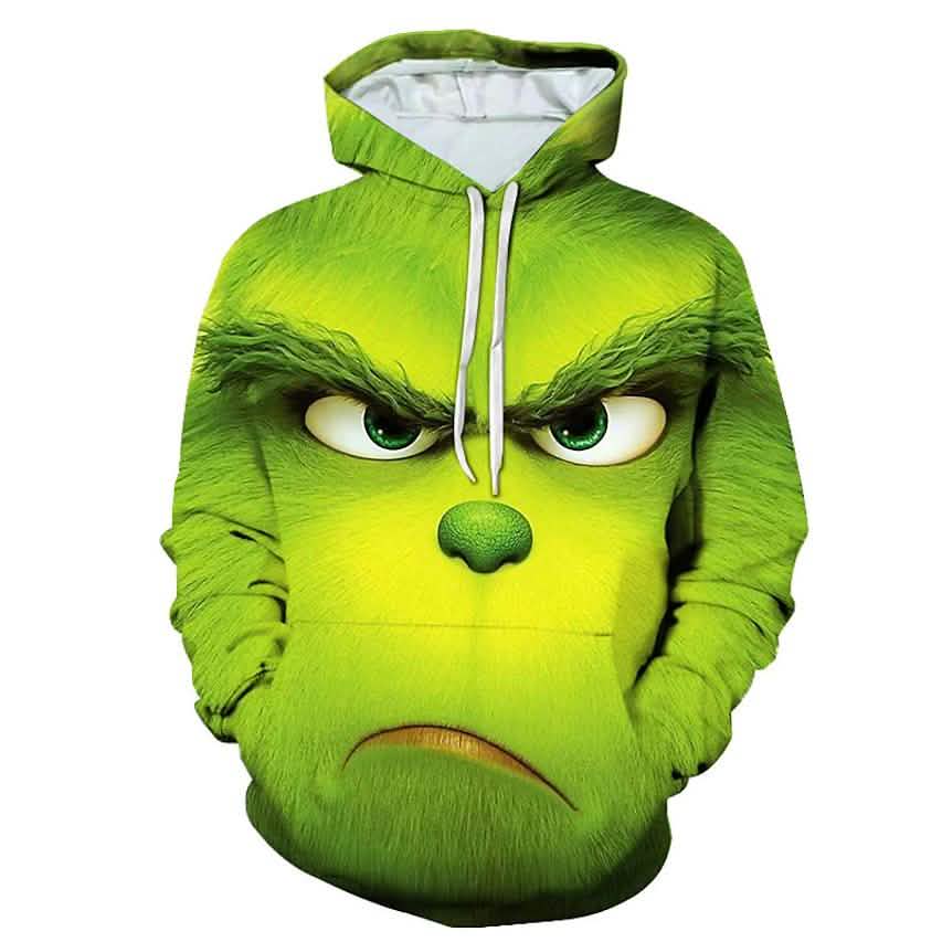 Herren-3D-Tier-Kapuzenpullover