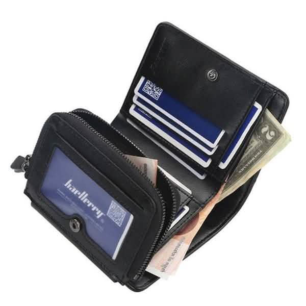 Herren-Bifold-Geldbörse, stylisch