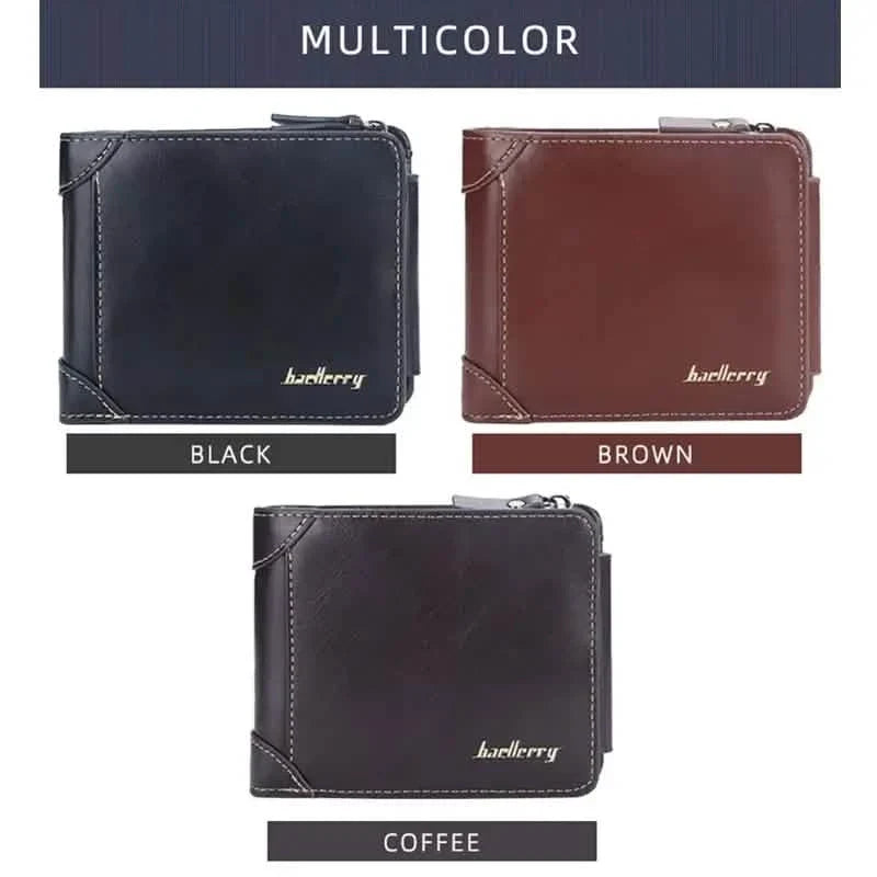Herren-Bifold-Geldbörse, stylisch