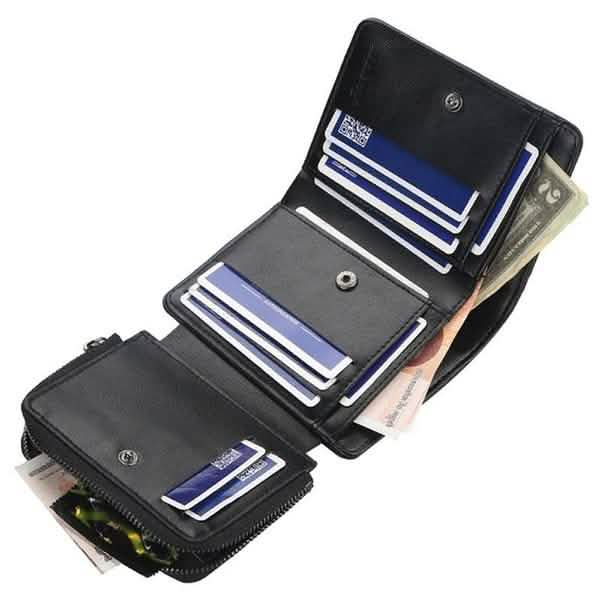 Herren-Bifold-Geldbörse, stylisch