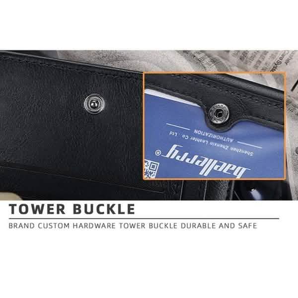 Herren-Bifold-Geldbörse, stylisch