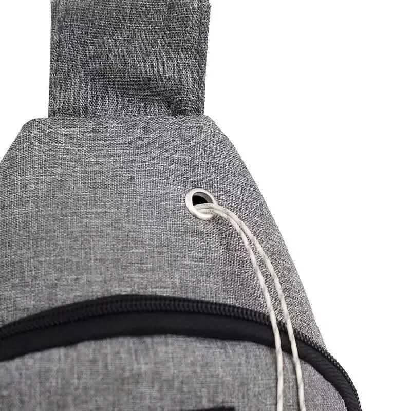 Herren-Brusttasche aus Segeltuch