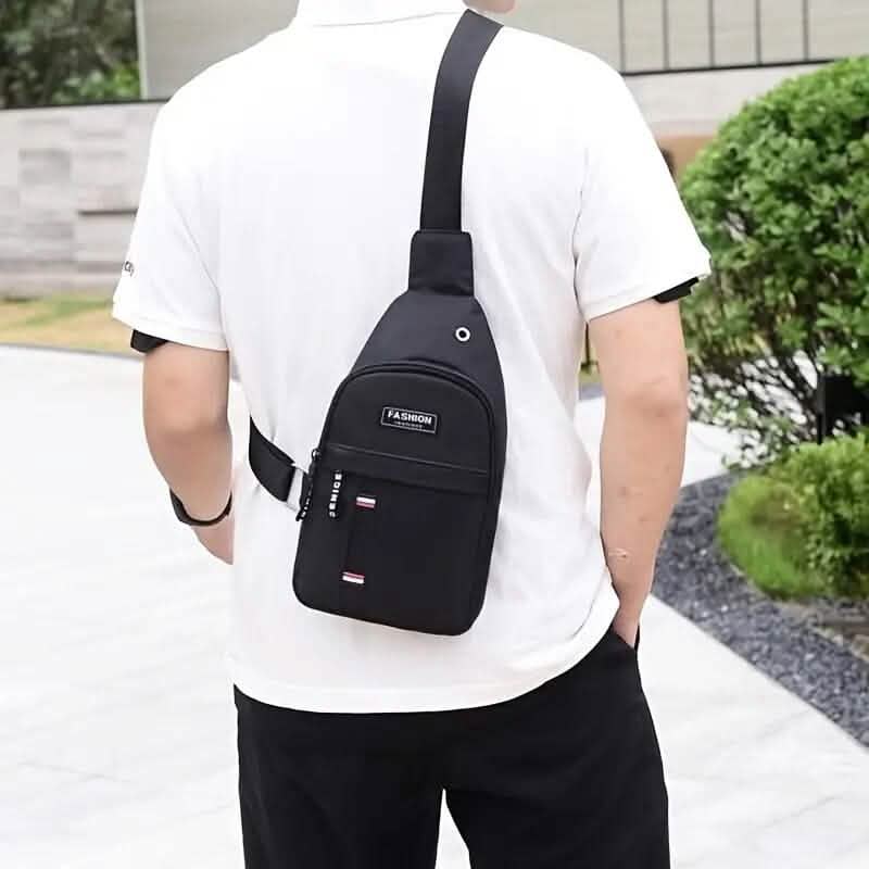 Herren-Brusttasche aus Segeltuch