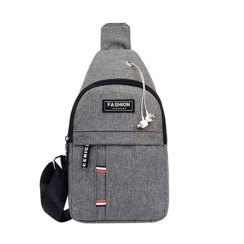 Herren-Brusttasche aus Segeltuch