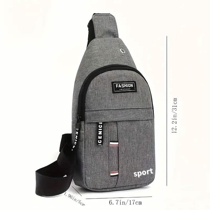 Herren lässige wasserdichte Oxford Sling-Brusttasche