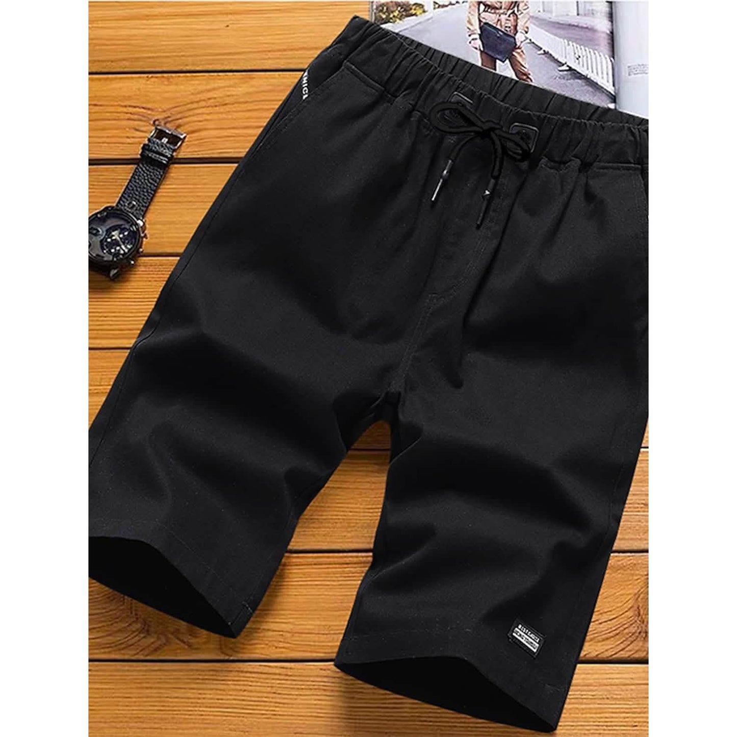 Herren-Sweatshorts mit Kordelzug