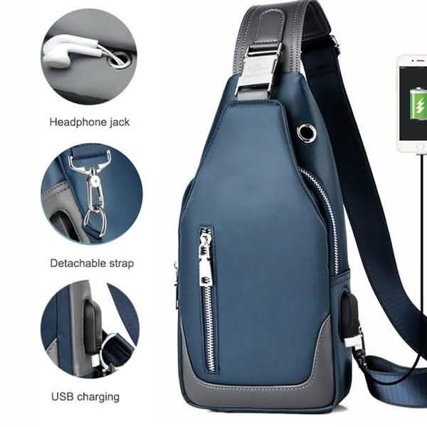 Herren Messenger Umhängetasche Brusttasche