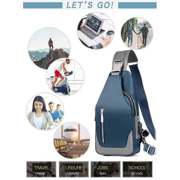 Herren Messenger Umhängetasche Brusttasche