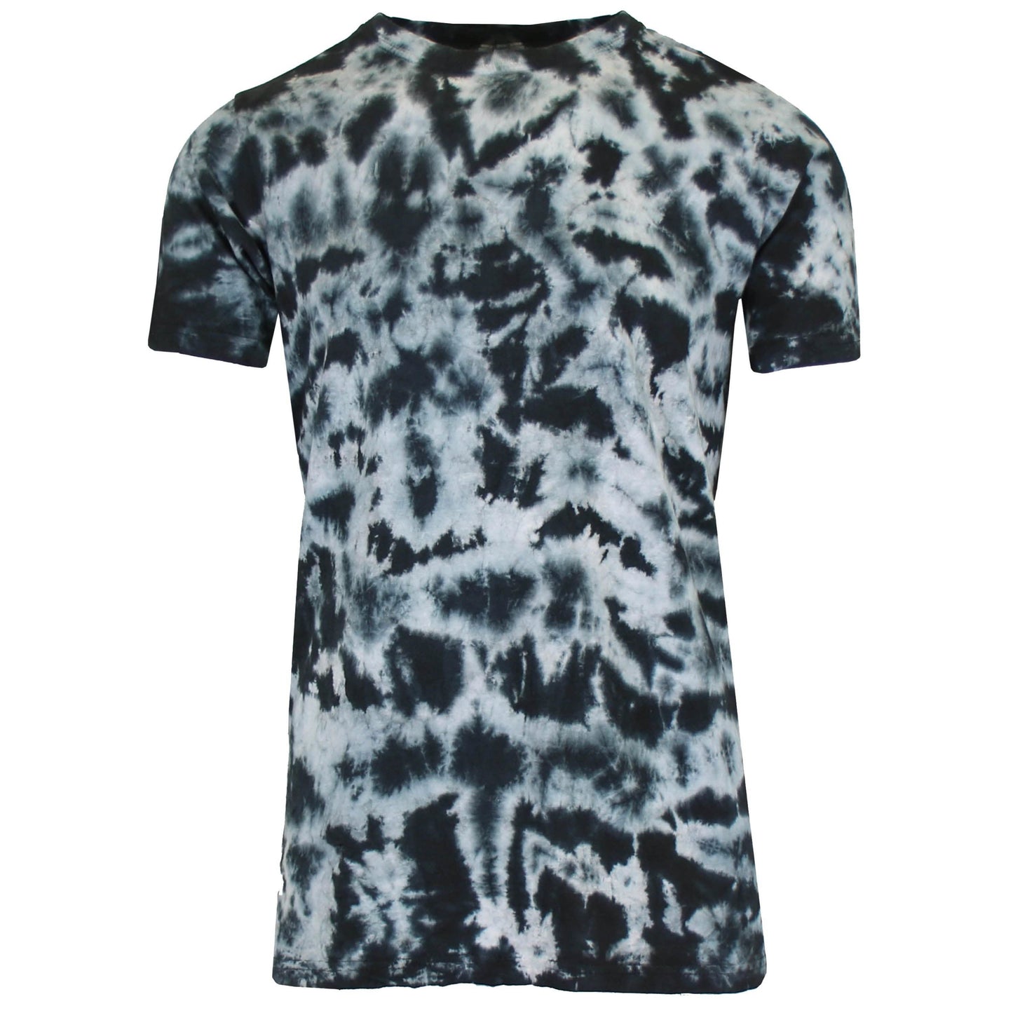 Herren-T-Shirt aus Baumwolle mit kurzen Ärmeln und Batikmuster