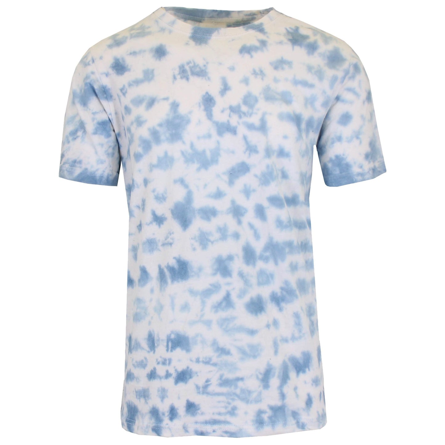 Herren-T-Shirt aus Baumwolle mit kurzen Ärmeln und Batikmuster