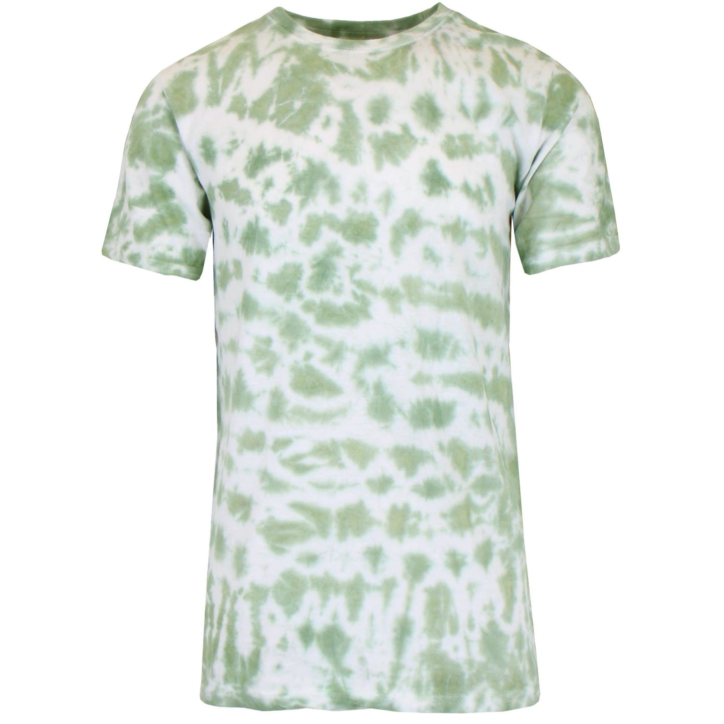 Herren-T-Shirt aus Baumwolle mit kurzen Ärmeln und Batikmuster