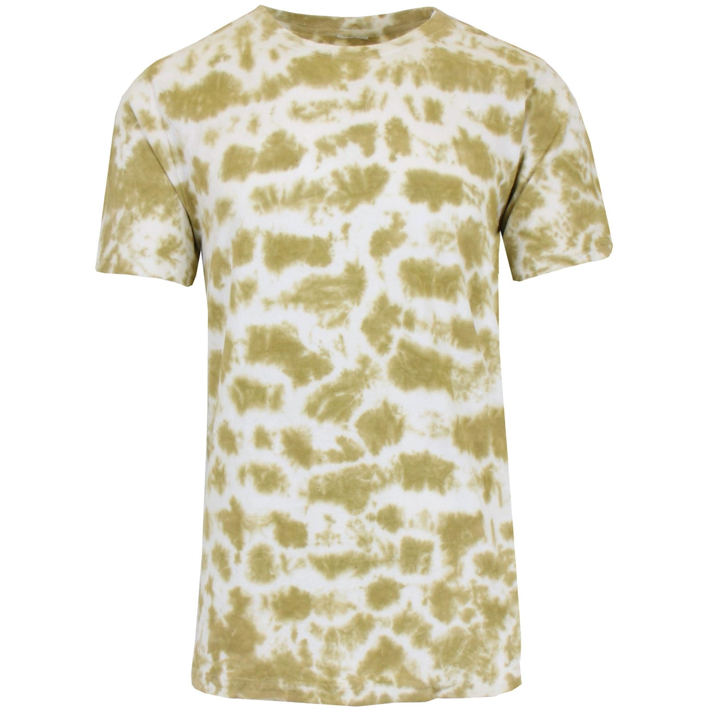 Herren-T-Shirt aus Baumwolle mit kurzen Ärmeln und Batikmuster