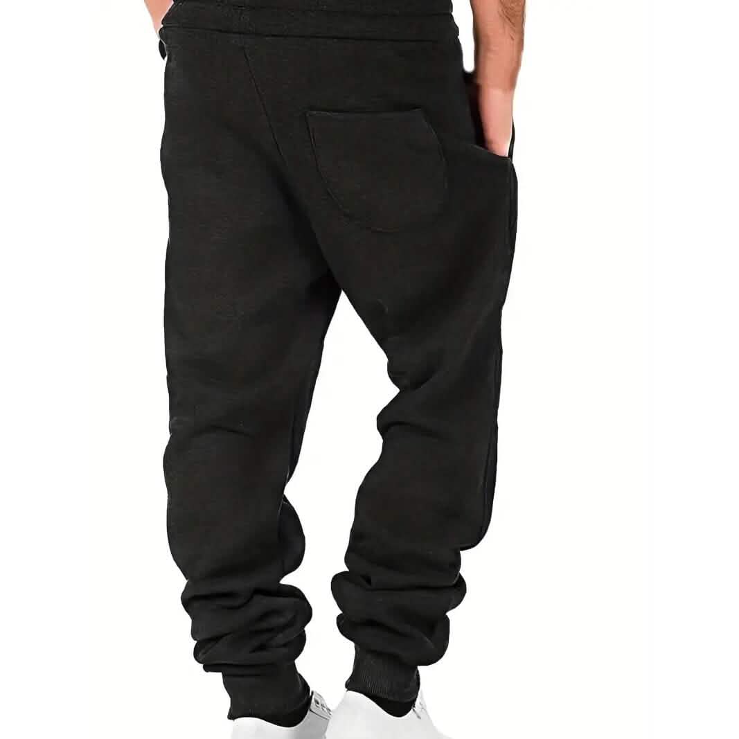 Herren-Freizeithose Slim Fit mit Kordelzug am Bund Jogginghose